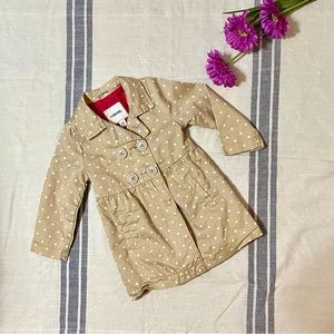 Toddler girl Cherokee pea coat; size 18 months